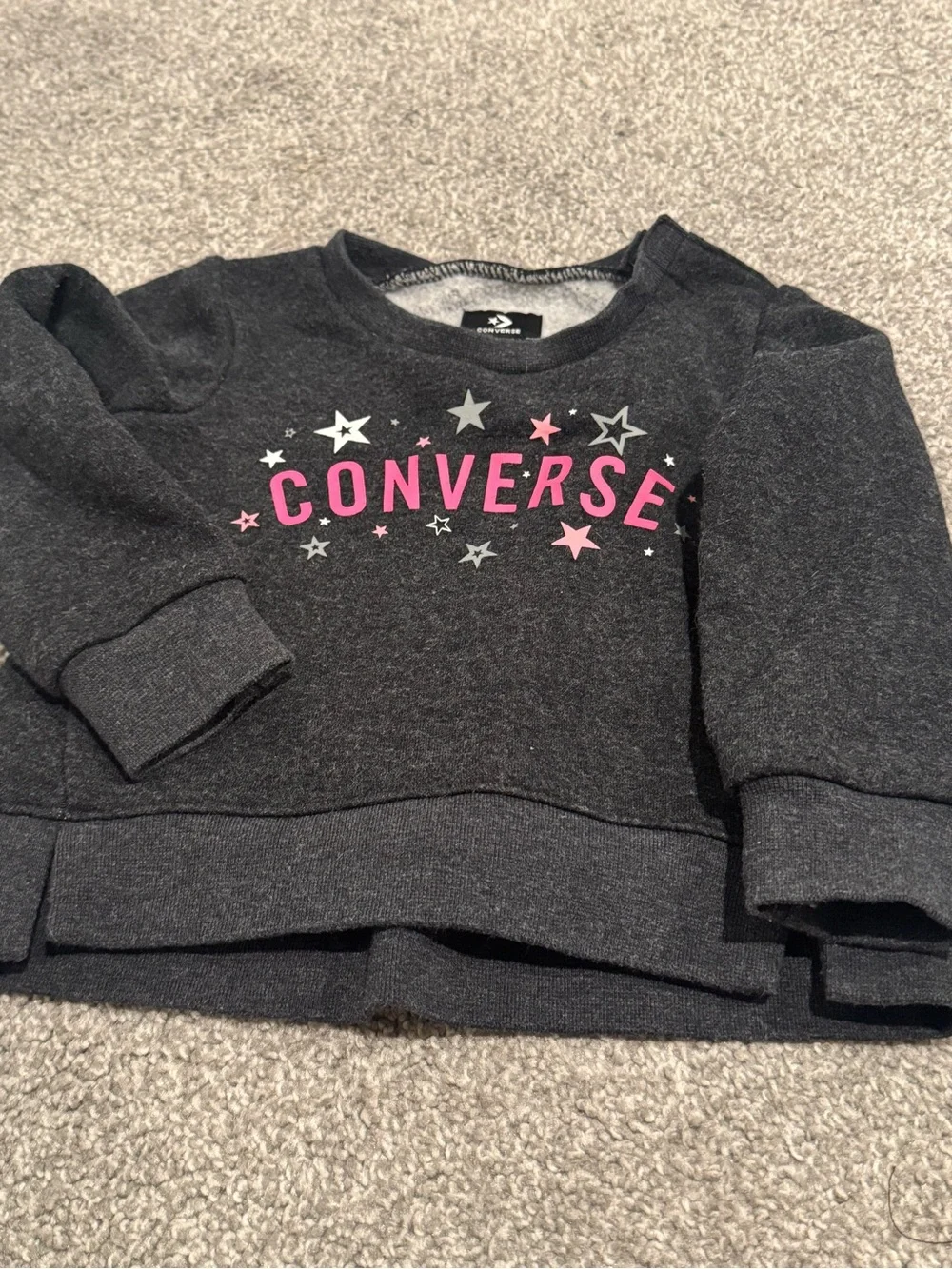 Converse baby girl 2-Piece Sweat Set - Worn Once Size 12M